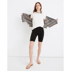 Madewell Jean Biker Short 30
